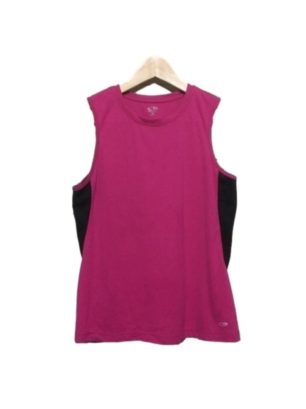 Champion performance activewear colorblock sleeveless top size medium